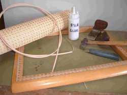 How To Fit Rattan Webbing into a Breuer Seat.
